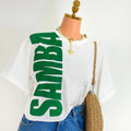 Cropped Oversized Samba